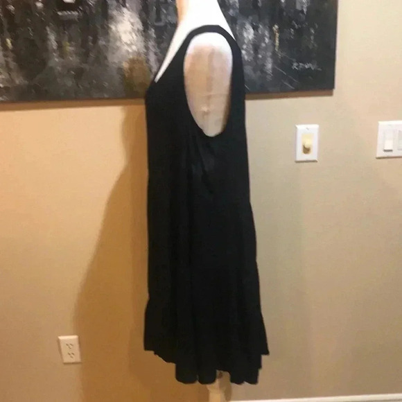 Falls Creek Ruffled Tank Top Flouncy Sheer Summer Dress -Size 1X - Picture 2 of 8